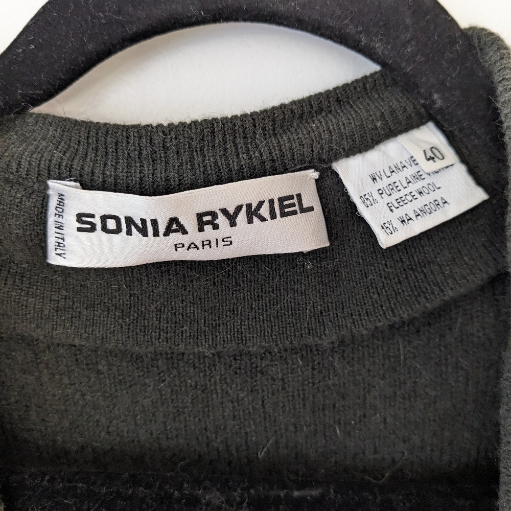 Sonia Rykiel Wool Angora Cardigan wrap sweater size Medium - Picture 4 of 5